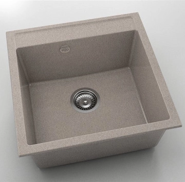 Кухненска мивка граниксит 51/51см бежова ФАТ