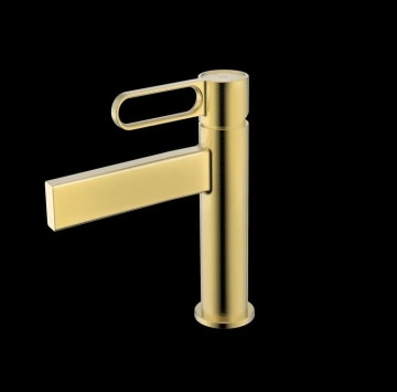 Смесител за мивка Zaffiro злато мат