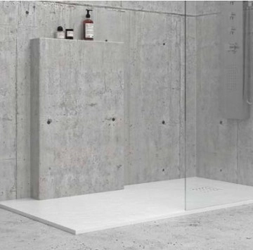 Душ корито Pietra White 70/100см бяло KARAG