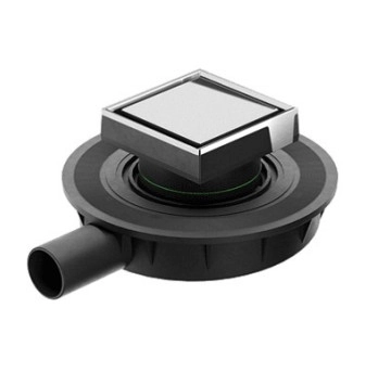 Подов сифон Bonomini Mini Drain 10/10см стомана