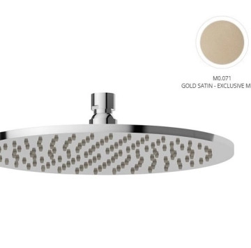 Душ глава O'Rama ф25см злато сатен