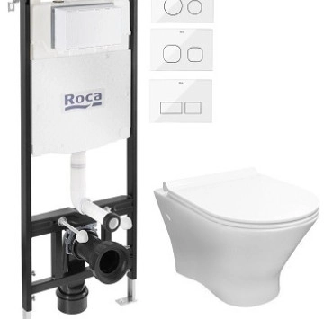Стенна тоалетна чиния Nexo и Структура за вграждане Active One