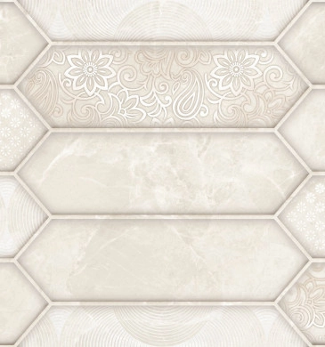 Decor Moral Hexa Brown Matt Rect. 25/75