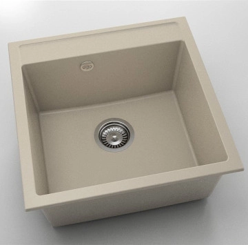 Кухненска мивка фатгранит 51/51см бежова ФАТ