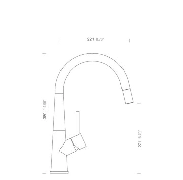 Смесител за кухня Conos Pullout Inox инокс SCHOCK