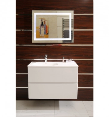 Шкаф за баня с мивка Интер ICP9060 90см. Бял