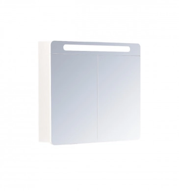 Шкаф огледало Монако 80см бял