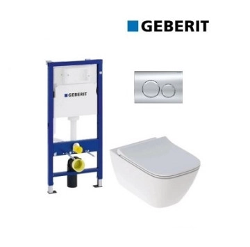 Промо структура Duofix Delta и тоалетна Smyle Square GEBERIT