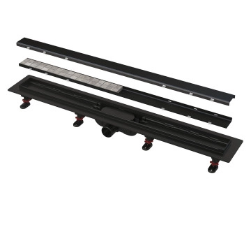 Линеен Сифон APZ19Black 750мм черен