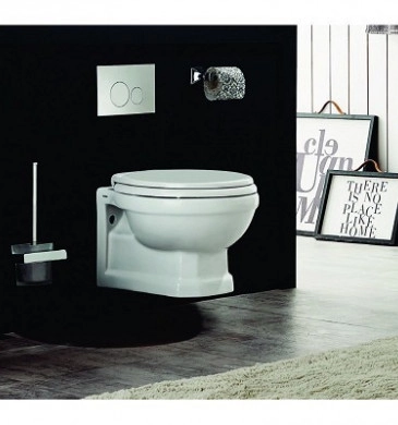 Стенна тоалетна чиния Лусия ICC4334 бяла