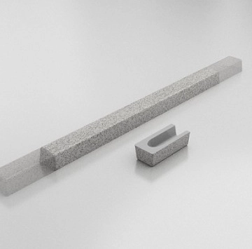 Праг за душ кабина 100см. до 140см. граниксит сив ФАТ