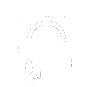 Смесител за кухня Kavus fix Inox Инокс SCHOCK