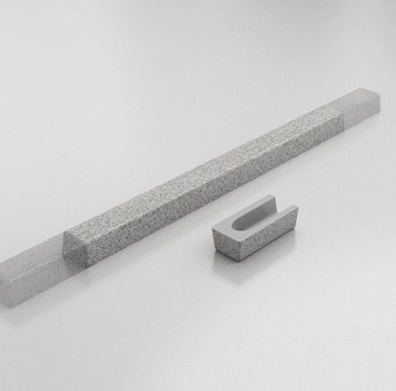 Праг за душ кабина 100см. до 140см. граниксит сив ФАТ