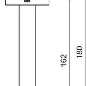 Рамо за душ глава IdealRain черен мат IDEAL STANDARD