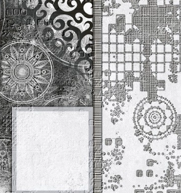 Decor Moon Squares Mix Matt Rect. 25/75
