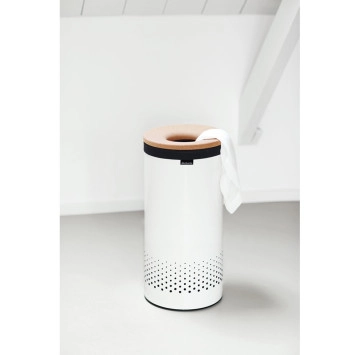 Кош за пране с корков капак 35L White BRABANTIA