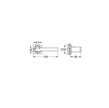 Държач за тоалетна хартия Allure chrome GROHE