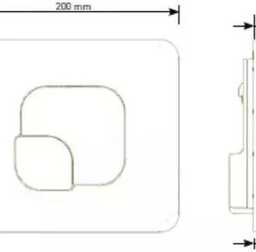 Бутон Prime Brillant гланц