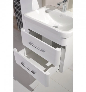 Шкаф за баня с мивка Интер 60см. бял ICP604555
