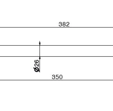 Рамо за душ глава XT злато сатен