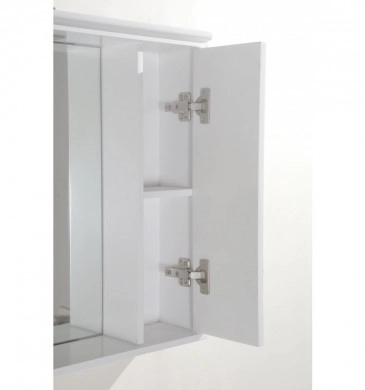 Шкаф огледало Интер 65см. бял с LED осветление ICMC1043-65