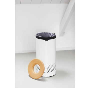 Кош за пране с корков капак 35L White BRABANTIA