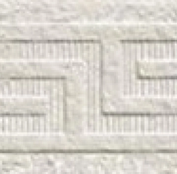 List. Fascia Greca White Lap. 9.8/39.4