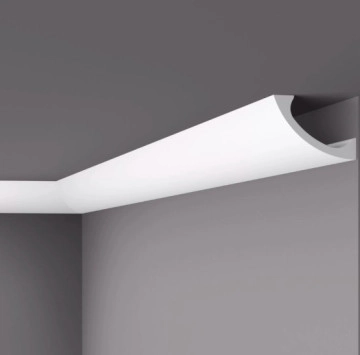 Декоративен корниз WALLSTYL WT3 11/h8см бял полистирен