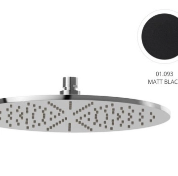 Душ глава XT Ф30см черен мат