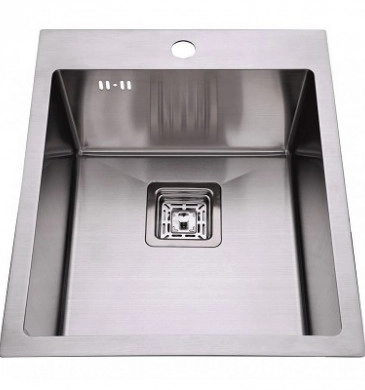 Кухненска мивка Интер ICK4250H за вграждане 42см алпака