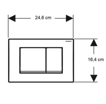 Структура Duofix Delta и тоалетна Smyle Square Rimless GEBERIT