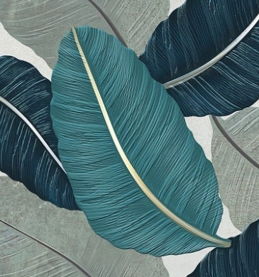Decor Ever Green Leaves Matt Rect. 30/60