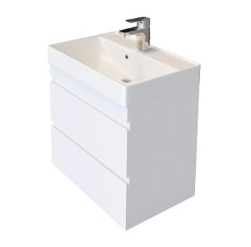 Шкаф за баня Арте бял с мивка ТРИАНО