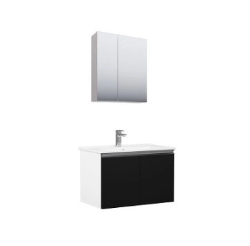 Комплект мебели за баня Terme Set 60см. Черен