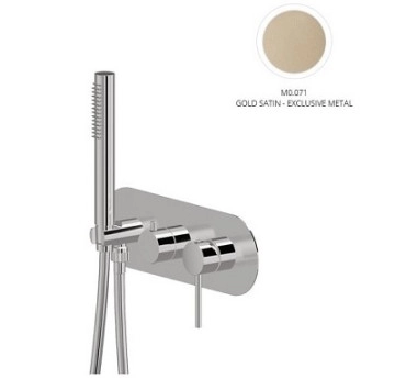 Смесител за вана и душ XT злато сатен