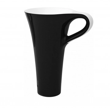 Мивка Cup 70см. свободно стояща черно/бяла