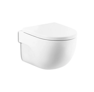 Стенна тоалетна чиния Meridian-N Compact Rimless бялa