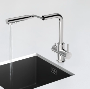 Смесител за кухня Vitus Pullout Inox SCHOCK