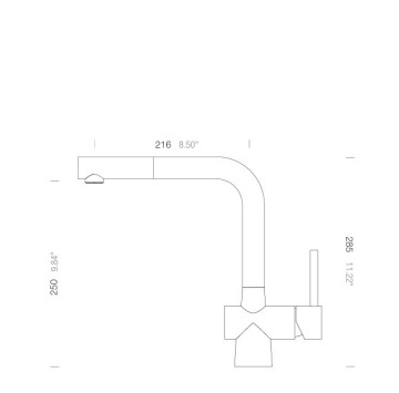 Смесител за кухня Laios pullout Inox инокс SCHOCK