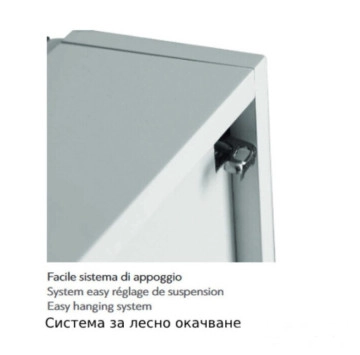 Шкаф за баня с мивка Kion 100см Stone Grey