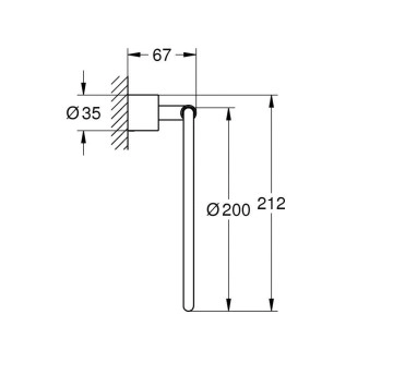 Ринг Atrio ф20 хром GROHE