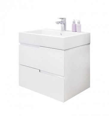 Шкаф за баня с мивка Велоче 60см бял