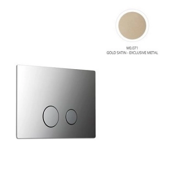 Бутон за вградено казанче XT злато сатен