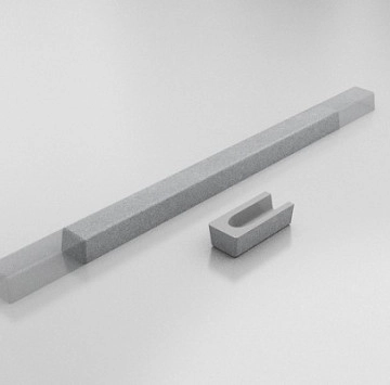 Праг за душ кабина 100см. до 140см. граниксит сив ФАТ