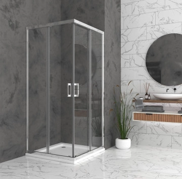 Душ кабина Бела S 80/95см хром