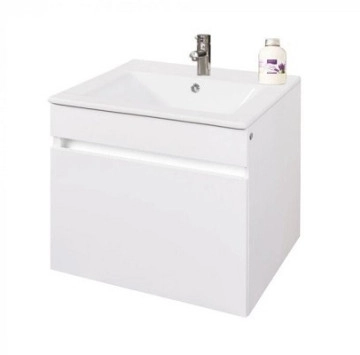Шкаф за баня с мивка Сиана 60см бял