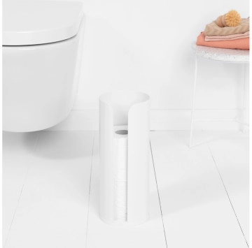 Стойка тоалетна хартия ReNew White BRABANTIA