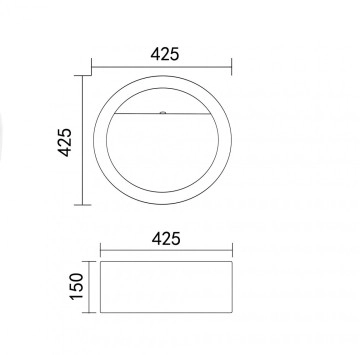 Мивка върху плот Magenta 4215W бяла ИНТЕР КЕРАМИК