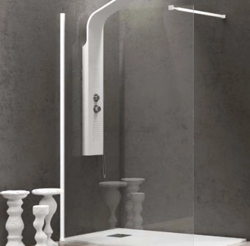 Параван Walk In 1 White/Bianco 100/h200см. бял KARAG