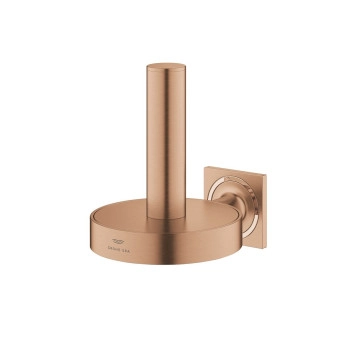 Държач за тоалетна хартия Allure brushed warm sunset мед GROHE